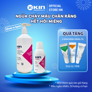 Nước Súc Miệng KIN Gingival Cho Viêm Lợi, Nha Chu, Diệt Khuẩn, Giảm Hôi Miệng, Chai 250ML/1000ML