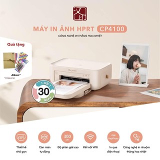 [ Hỏa Tốc HCM ] Máy in ảnh CP4100 HPRT 300 DPI Ảnh Màu Chống Bụi Chống Nước In Ảnh Tại Nhà