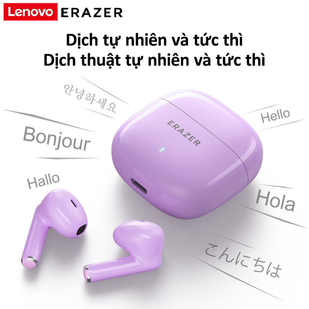 Lenovo Erazer XT92 PRO TWS Al Tai nghe không dây dịch tai nghe AI phiên dịch Sleep ASMR Bluetooth thông minh thời gian thựcTWS có Mic Mini Bluetooth 5.4 Tai nghe thể thao | BigBuy360 - bigbuy360.vn