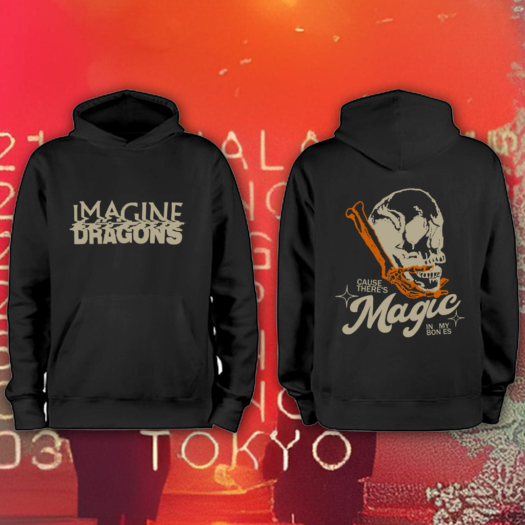 Imagine Dragons Loom Asia Tour 2024 Áo Hoodie Cotton MỚI 01 M-3XL