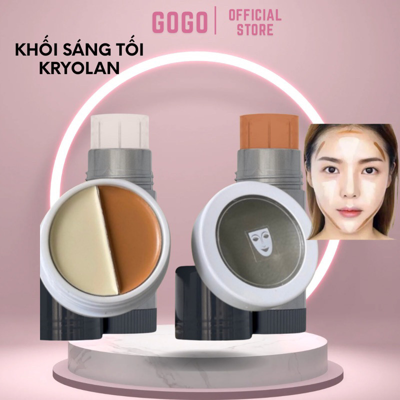 Kem tạo khối bắt sáng Kryolan sáng tối dạng chiết chính hãng