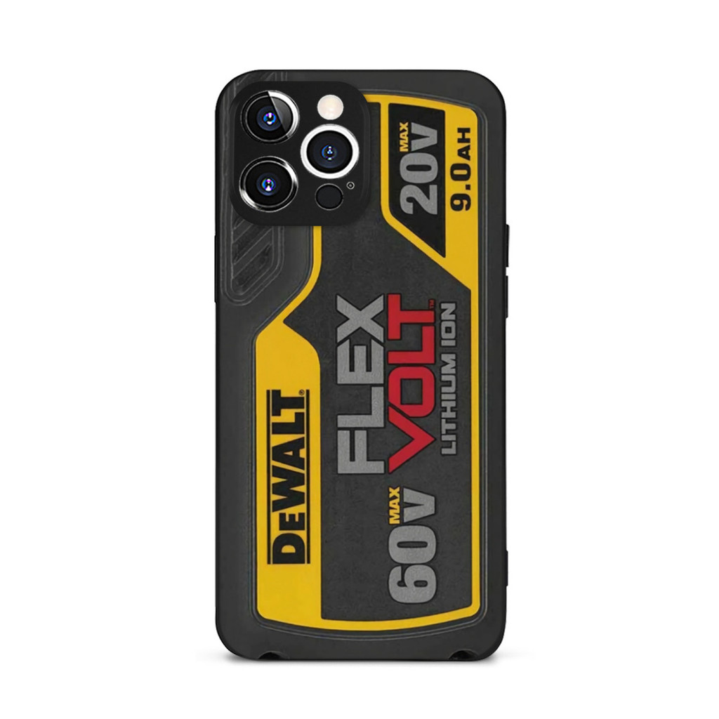 Dewalt In Màu Đen IPhone 16 Pro Max Ốp Điện Thoại Bảo Vệ Cho IPhone 15 IPhone 15 Pro Max Ốp Điện Tho