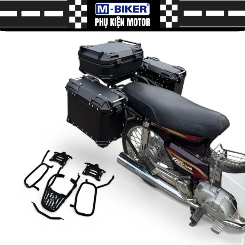 Baga khung thùng sau cho xe Dream, Dream II, Dream Thái, Super Dream Mbiker, tiện lợi chở đồ