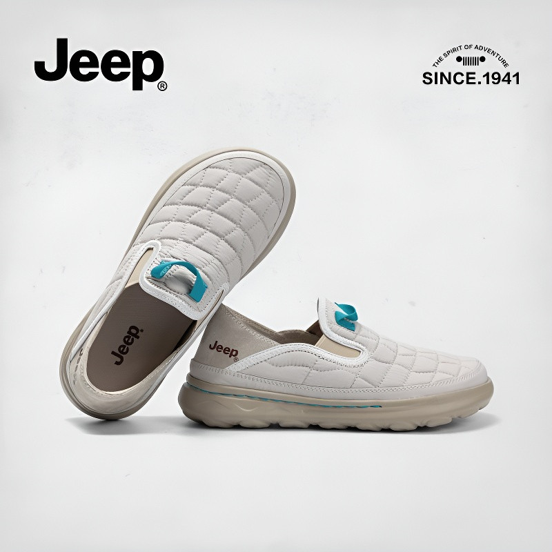 Chính Hãng JEEP Thoáng Khí Slip-On Bánh Mì Giày Nữ Thấp Cổ Cắm Trại Giày Phong Cách Mới Nhẹ Ngoài Trời Nữ