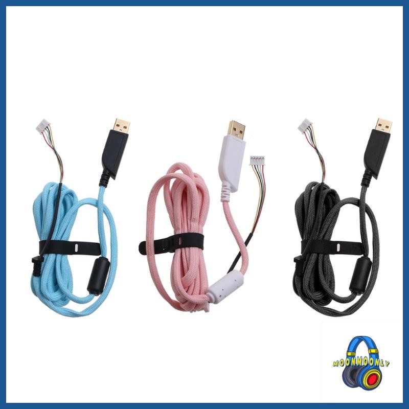 Moom 2M Cáp Chuột USB Ô Dây Cho ZOWIE EC1-A EC1-B FK1 Chơi Game Chuột Dây