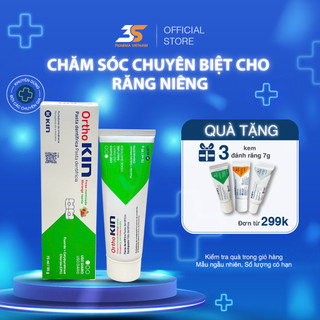  Kem Đánh Răng Ortho Kin Cho Răng Niềng Chỉnh Nha 75ml 