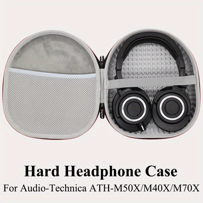 Dành cho hộp đựng tai nghe cứng Audio-Technica ATH-M50X / M40X / M70X - Vỏ du lịch bằng Nylon bền bỉ