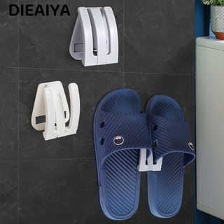 DIEAIYA Giá đỡ dép , Tiết kiệm không gian Phòng tắm Người tổ chức Dép, Móc treo dép treo tường không đục lỗ chất lượng cao