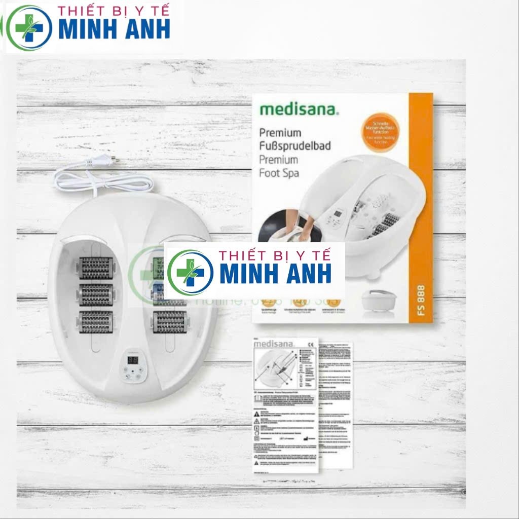 Bồn Ngâm Chân Medisana FS888 Premium Foot Spa Massage Chân Nội Địa Đức An Toàn Germany