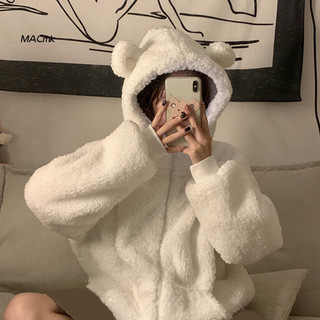 < Cod > Trang trí tai gấu lông tơ