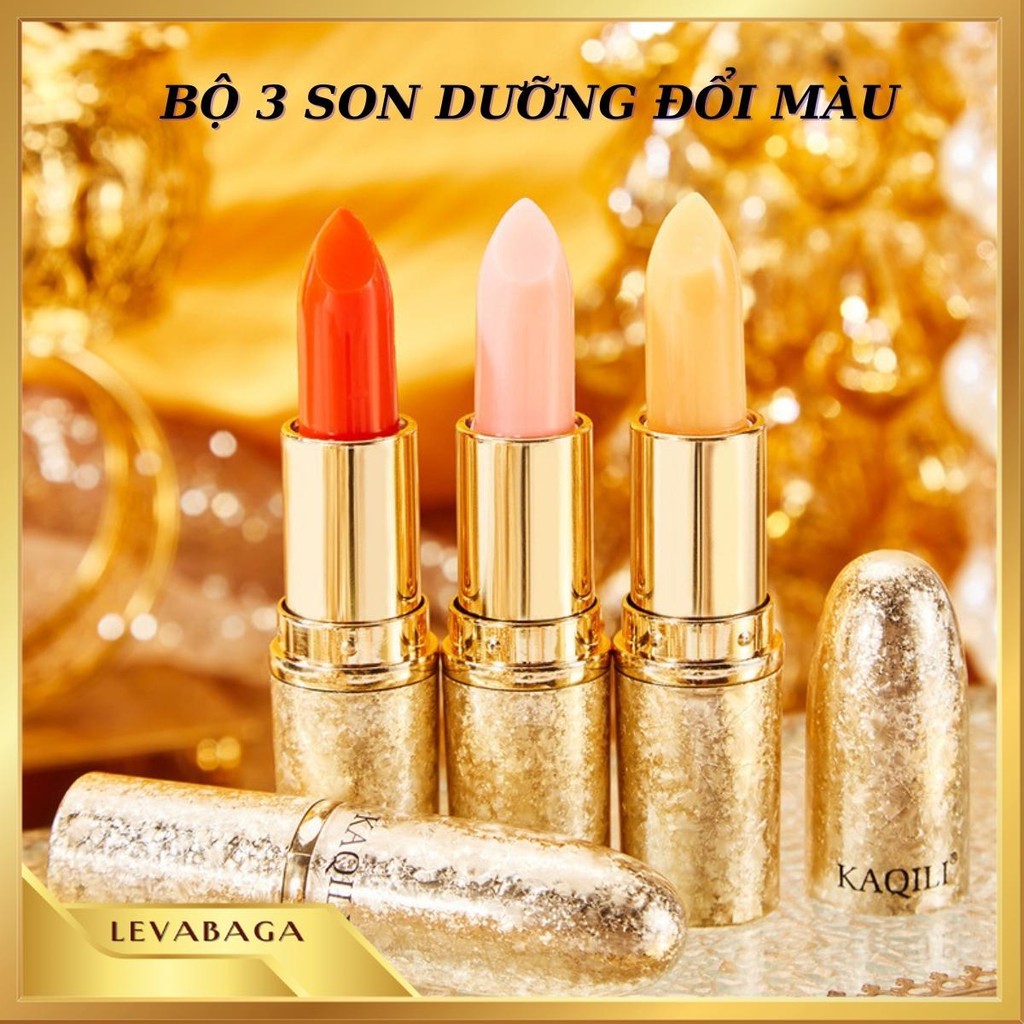 Son dưỡng môi ngày đêm đổi màu KAQILI trang điểm makeup làm đẹp SON06