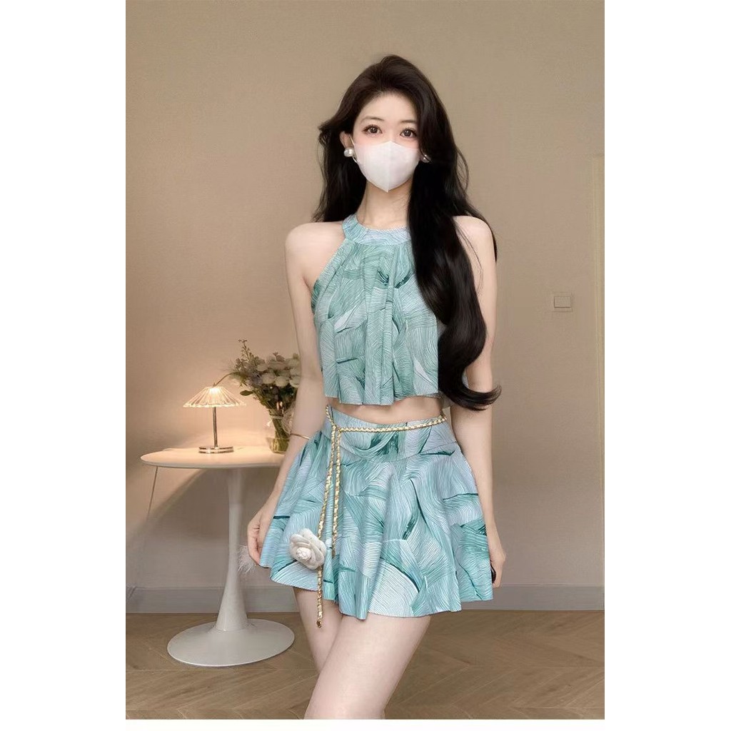 Đồ bơi bảo thủ in hai mảnh dành cho nữ | BigBuy360 - bigbuy360.vn
