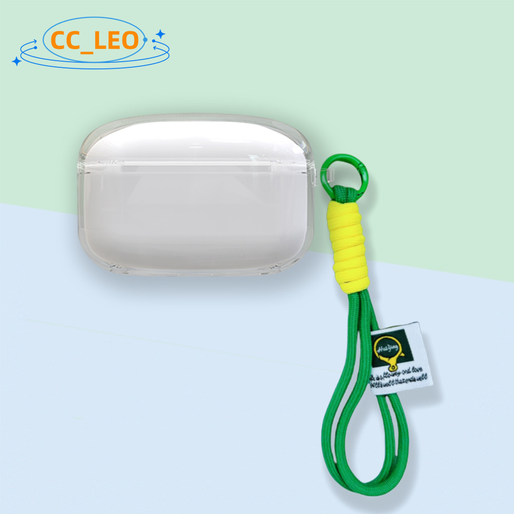 For Technics EAH-AZ100 Case Transparent Soft Case Lanyard Pendant Panasonic Technics EAH-AZ100 Clear