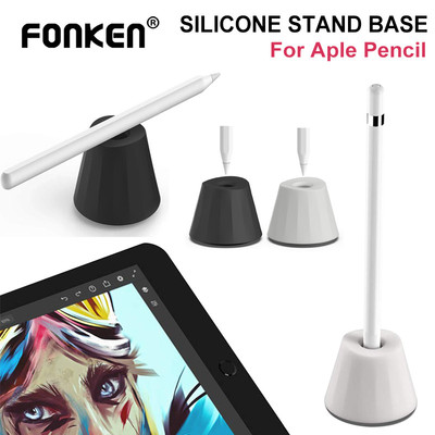 Fonken Silicone Đế Gắn Stylus Để Bàn Phụ Kiện Đế Đế Đế Cho Bút Chì Aple