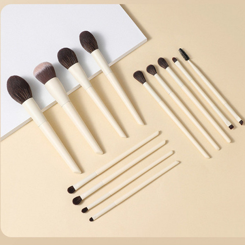Bộ cọ trang điểm 13 món có tay cầm gỗ, Cọ phấn cọ phấn mắt phủ dạng bột,Dụng cụ làm đẹpTóc mềmbộ cọ ovw Cọ nền,Cọ má hồng,Cọ tô sáng,Cọ đánh phấn mũi cọ môi,Cọ chải lông mày | BigBuy360 - bigbuy360.vn