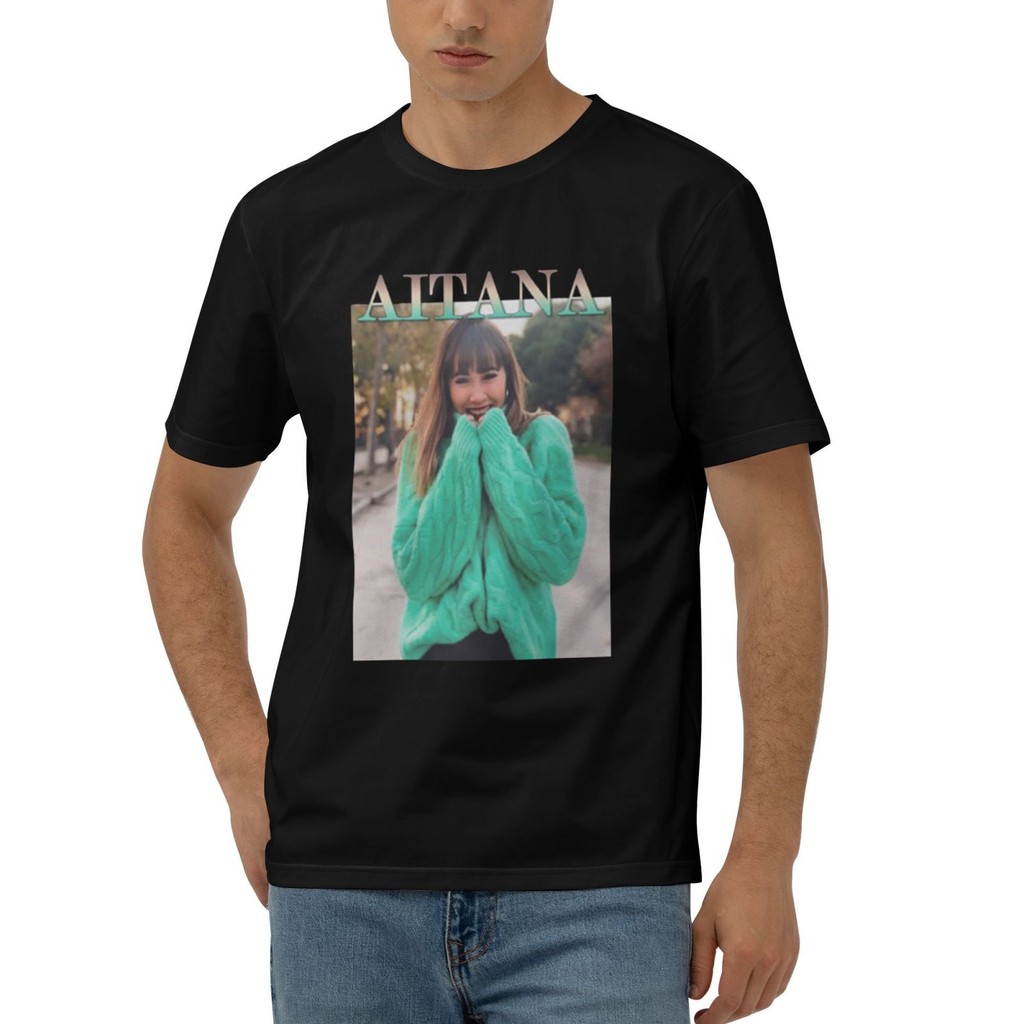 Áo thun nam mát mẻ mùa hè Aitana Oca A Disco Trailer Album Áo thun Cotton