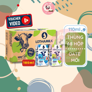  Sữa Tươi Long Thành Lothamilk 110ml thùng 48 Hộp. 