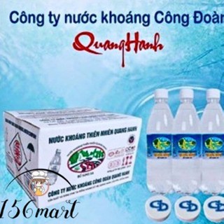 HCM) Thùng 20 chai nước khoáng mặn Công đoàn Quang Hanh 500 ml