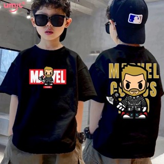 Áo thun bé trai in hìnhNhân vật hoạt hình Marvel cotton nguyên thoải mái và mềm mại