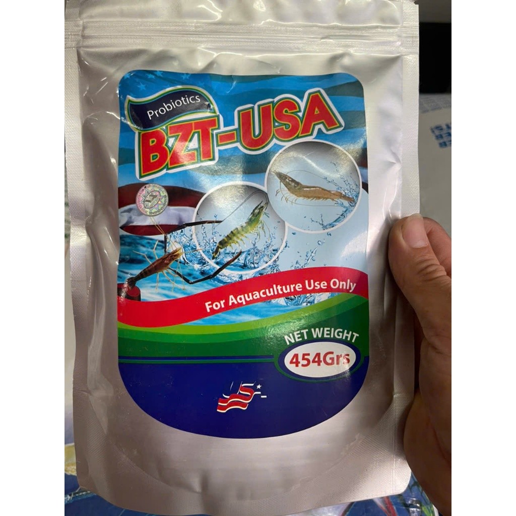 Men vi sinh BZT usa, men dùng cho ao nuôi tôm cá, gói 227 gam, làm sạch nước đáy ao nuôi công nghiệp