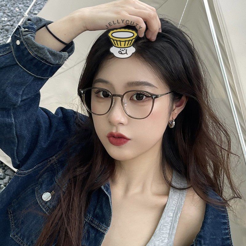 🍥jellycuty🍥 👓Kính chặn ánh sáng xanh Hàn Quốc - Khung kim loại tròn dành cho nam và nữ | Chống U V, Chống mỏi mắt | BigBuy360 - bigbuy360.vn
