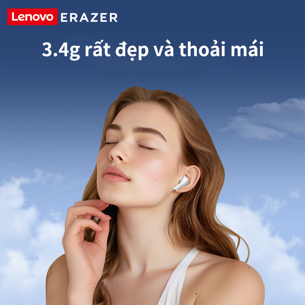 Lenovo Erazer XT92 PRO Tai Nghe Phiên Dịch tai nghe AI phiên dịch Al Tai nghe Bluetooth thông minh Tai nghe không dây dịch thời gian thực TWS có Mic Mini Bluetooth 5.4 Tai nghe thể thao | BigBuy360 - bigbuy360.vn