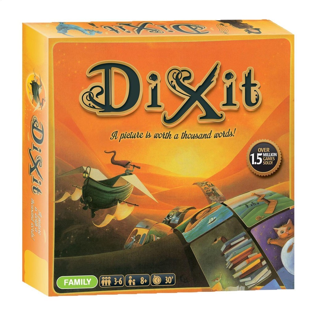 Tiếng Anh Dixit-origin Một vài từ Giải trí tiệc chiến lược đội xây dựng bảng trò chơi thẻ teaimvn