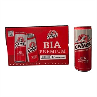 Thùng Bia Camel Premium 500ml-330ml lon cao đỏ/xanh