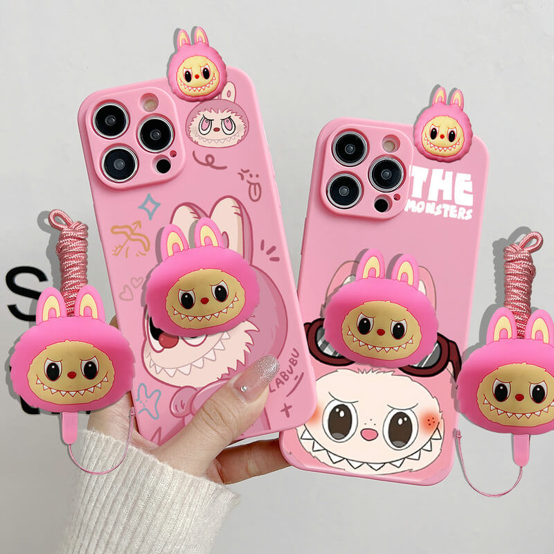 ốp lưng New Style Hot Sale POP MART LABUBU Lanyard itel A70 A60 A60S A56 Pro A49 Play A58 Lite A48 A