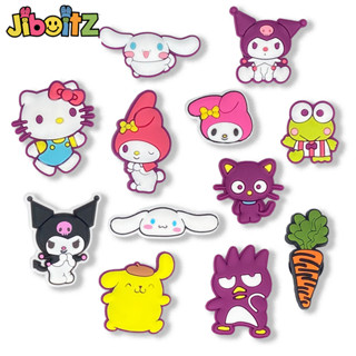 Jibbitz crocs charm Giày Khóa Lỗ Phụ Kiện Giày Sanrio Dễ Thương Kuromi Giai Điệu Giày Thời Trang Phụ Kiện