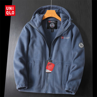 Áo khoác lông cừu nam chất lượng cao Uniqlo [XS-3XL] Áo khoác lông cừu hai lớp ấm áp và thoải mái