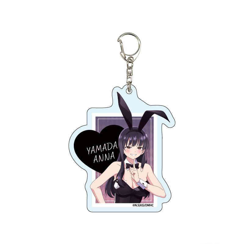 Móc Khoá, Mô Hình Standee Anime Boku no Kokoro no Yabai Yatsu Yamada Anna Tai Thỏ Trang Trí Bàn Học,