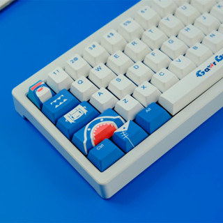  Shark Gula Keycap Cherry Profile Cá Tính Anime Hoạt Hình DYE-Sublimation PBT Chất Liệu Cho MX Bàn Phím Cơ 60   68   75   84   87   102   108 