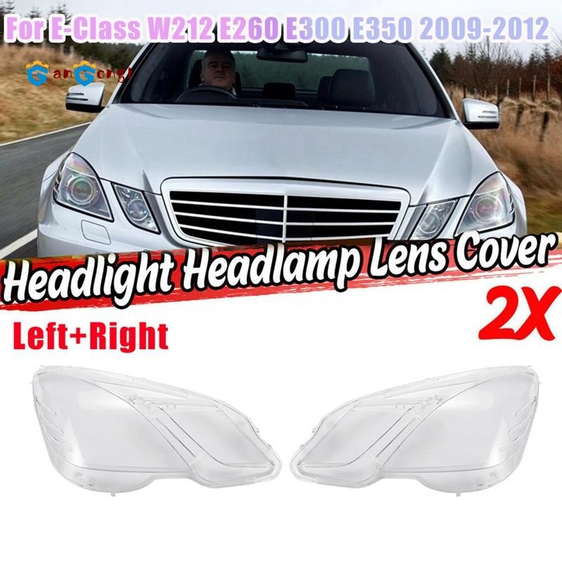 Bên Cho - E Class W212 2009-2012 E300 E350 E500 E63 Vỏ Ống Kính Đèn Pha Đầu Bóng Vỏ