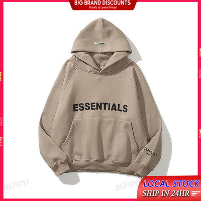 Áo hoodie nam dài tay có mũ trùm đầu phong cách Hàn Quốc thời trang in chữ thời trang dáng rộng Áo có mũ trùm đầu thông thường BEFOYI SX195