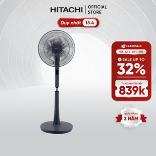 Quạt đứng động cơ DC Hitachi LF-D6RCGM có remote và chế độ AI - Bảo hành 24 tháng