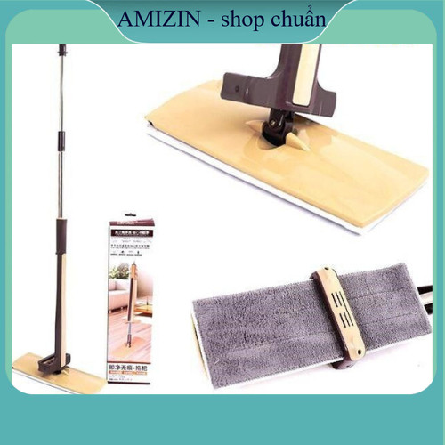 (Loại 1) [FREE SHIP] Cây lau nhà tự vắt thông minh spin, tăng thời gian gần gũi với chồng con AMIZIN