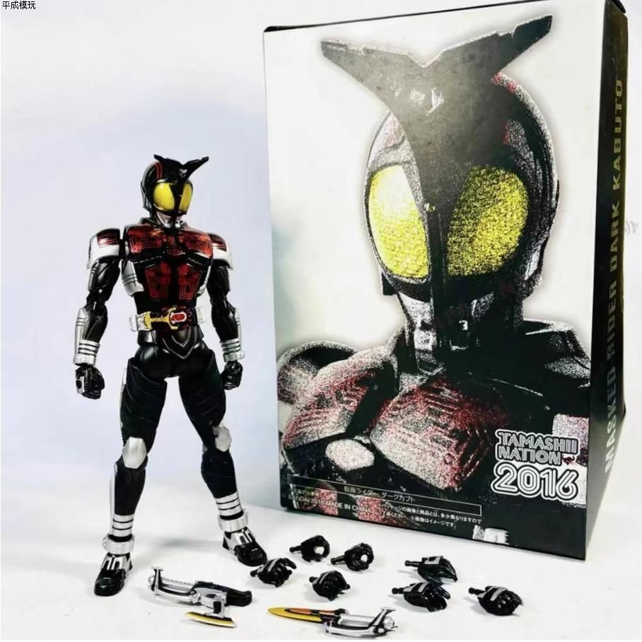 【HÀNG SẴN】KO Kamen Rider Dark Kabuto Hình Mẫu SHF Kamen Rider Real Bone Khắc kabuto Dark Armor Fight