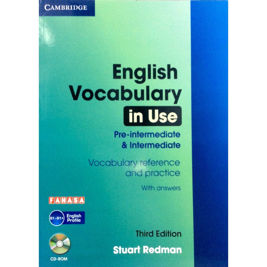 English Vocabulary In Use: Pre-Intermediate & Intermediate Book With Answers With CD-ROM