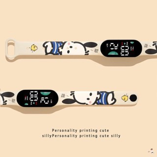 Đồng hồ điện tử thể thao In hoạt hình tối giản Đồng hồ thể thao dễ đọc