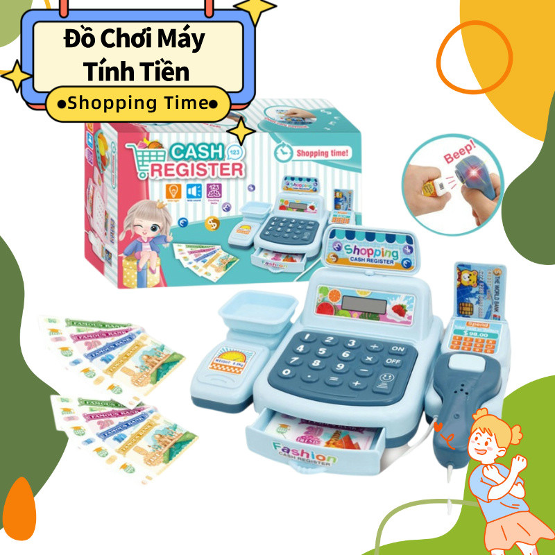 Mô Phỏng Đa Chức Năng Máy Tính Tiền Đồ Chơi Và Thiết Bị Gia Dụng Nhà Vui Chơi Trẻ Em Hiệu Ứng Âm Tha