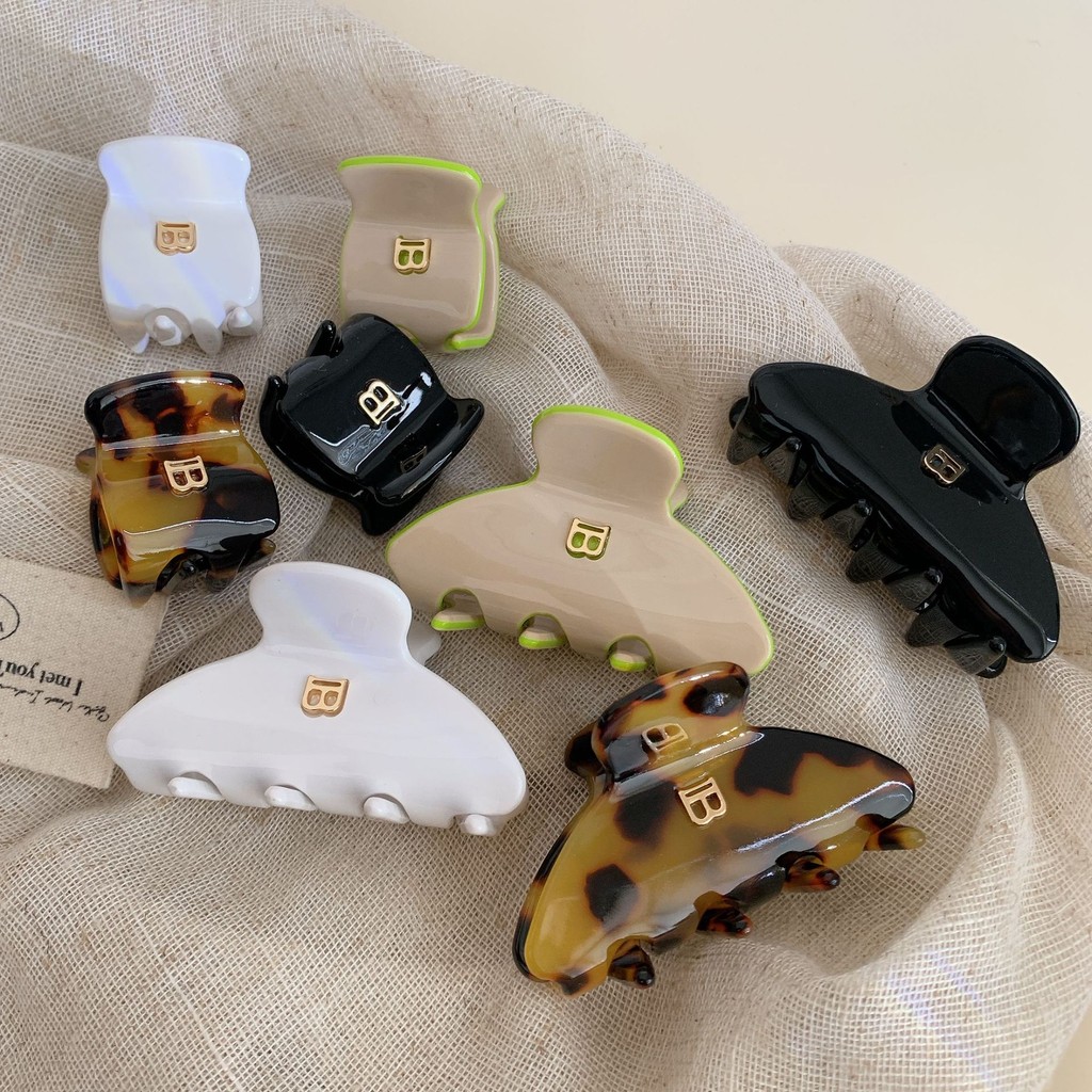 Kẹp tóc Acetate Hàn Quốc Kẹp tóc cá mập nữ