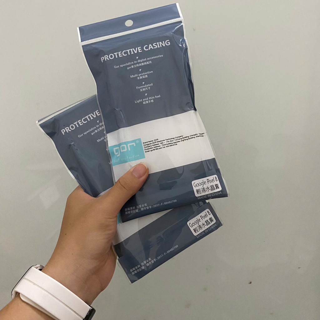 Ốp lưng dẻo Gor Google Pixel 8 , Pixel 8 Pro trong suốt