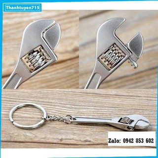 Mỏ lết móc khoá mini inox