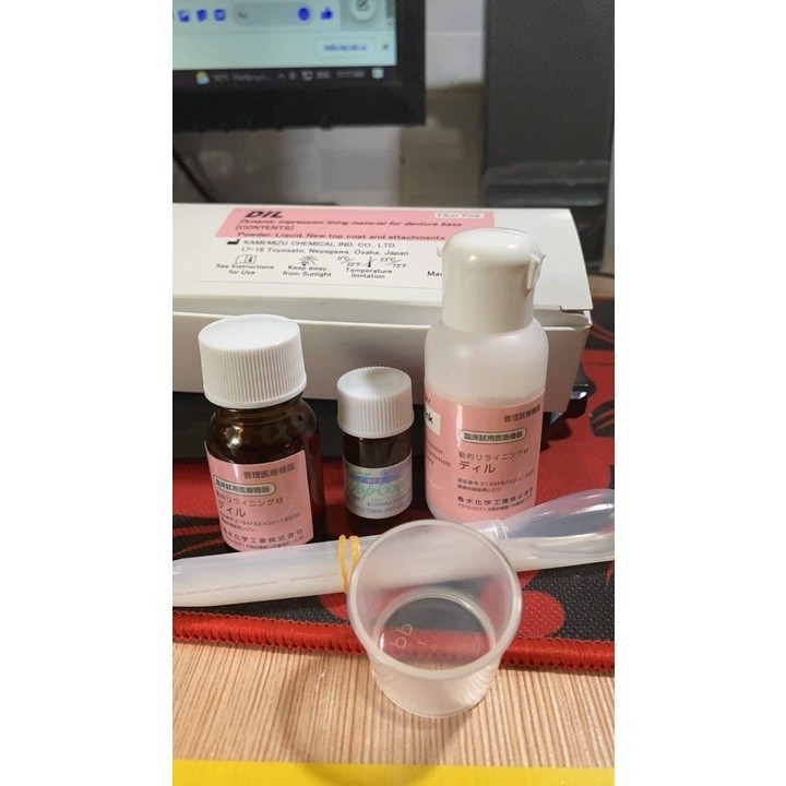 Nhựa đệm hàm giả DIL Nhật Bản làm tại phòng nha