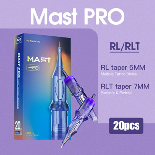  Mast Tattoo PRO Hộp mực xăm RL   RLT Vòng lót kim an toàn tiệt trùng dùng một lần cho máy xăm 20 cái   lốc 