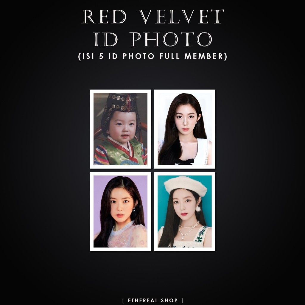 [ SET 05 PHOTO ID ] Ảnh Thẻ Thành Viên Nhóm VELVET - ID PHOTO RED VELVET - Sticker Dán - Có Cán Màng