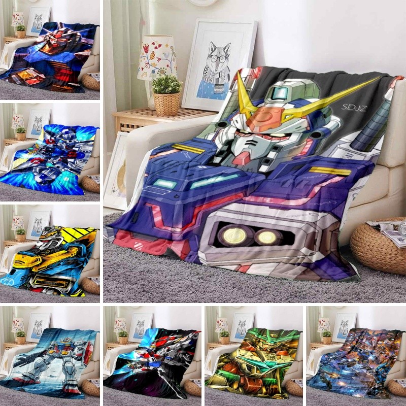 Bộ đồ di động thoải mái và sành điệu Chăn Gundam cho mùa hè Tuyệt vời cho ký túc xá Phòng ngủ trẻ em