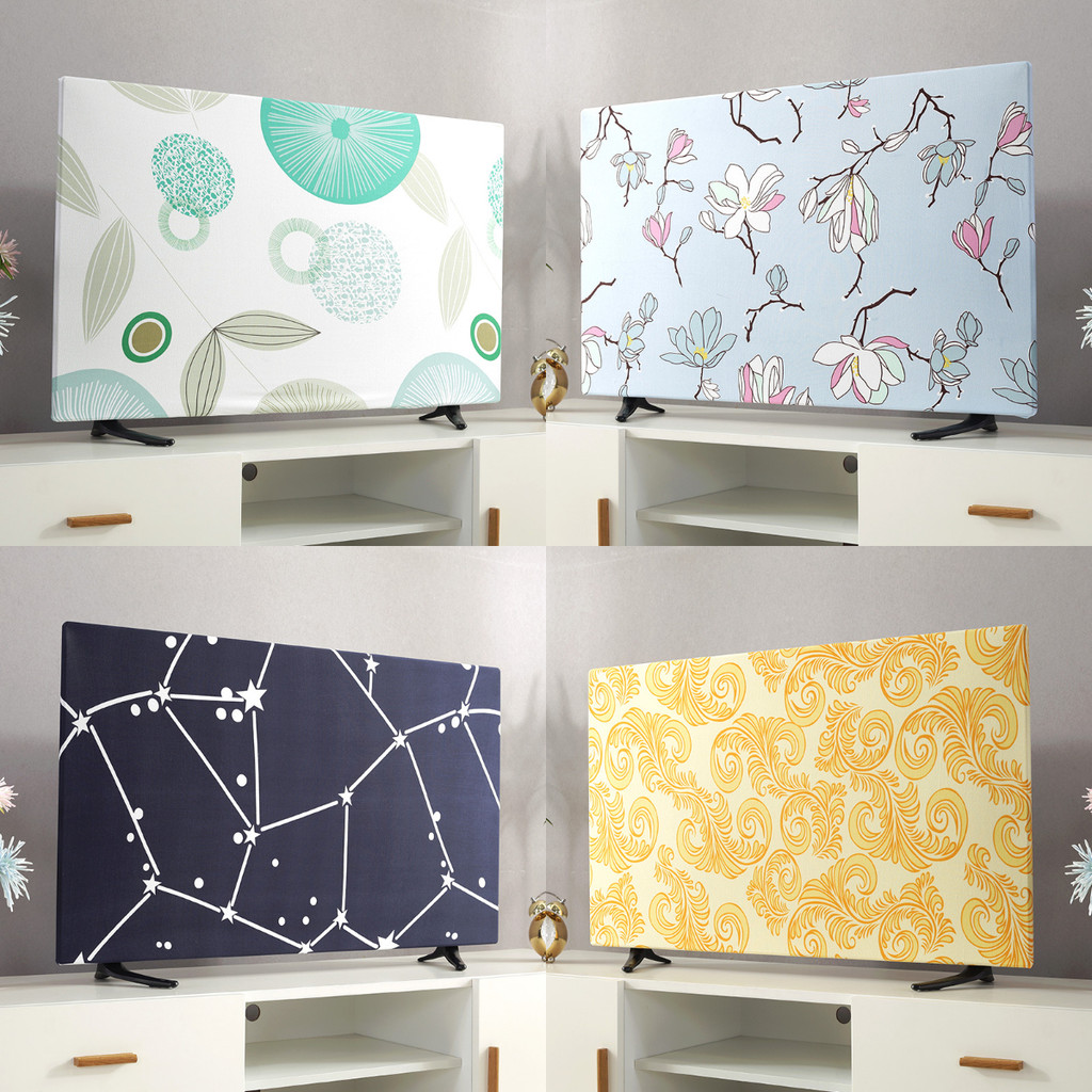 Kích Thước Đầy Đủ Từ 19Inch Đến 70Inch Tivi Ban Nhạc Co Giãn Che Bụi Khăn Treo Hộ Gia Đình LCD TV Co