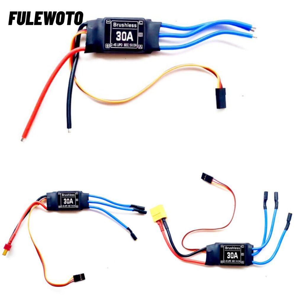 Esc không chổi than FILEWOTO, Bộ điều khiển tốc độ điện tử 2-4S 30A 40A, Dễ dàng sử dụng T Plug 5V 3